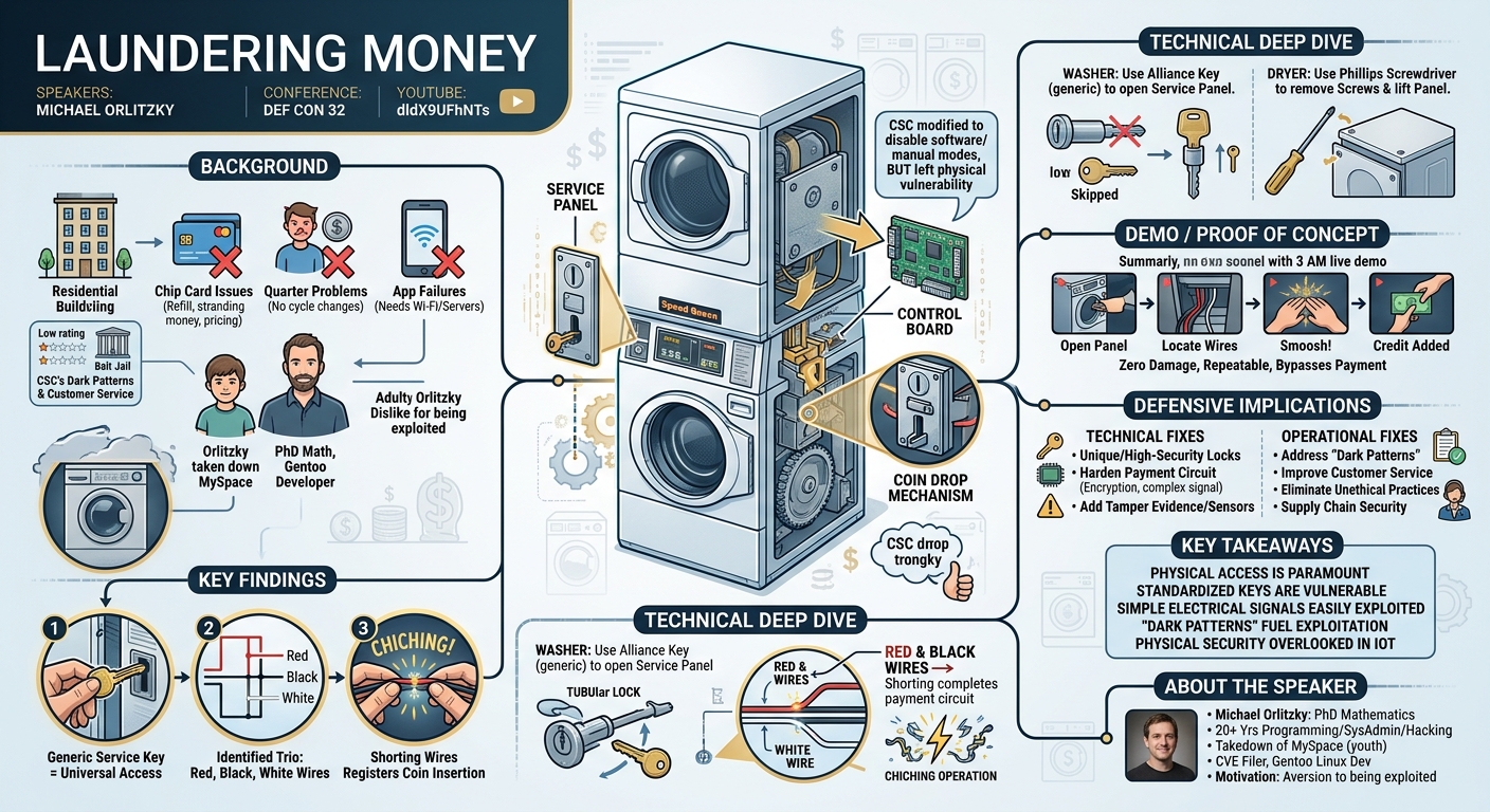 Visual summary for Laundering Money by Michael Orlitzky