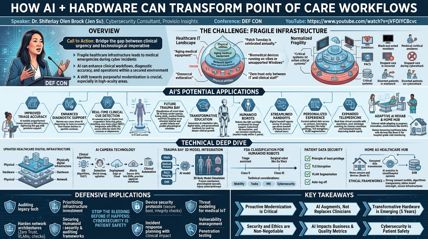 Visual summary for How AI + Hardware can Transform Point of Care Workflows by PamirAI