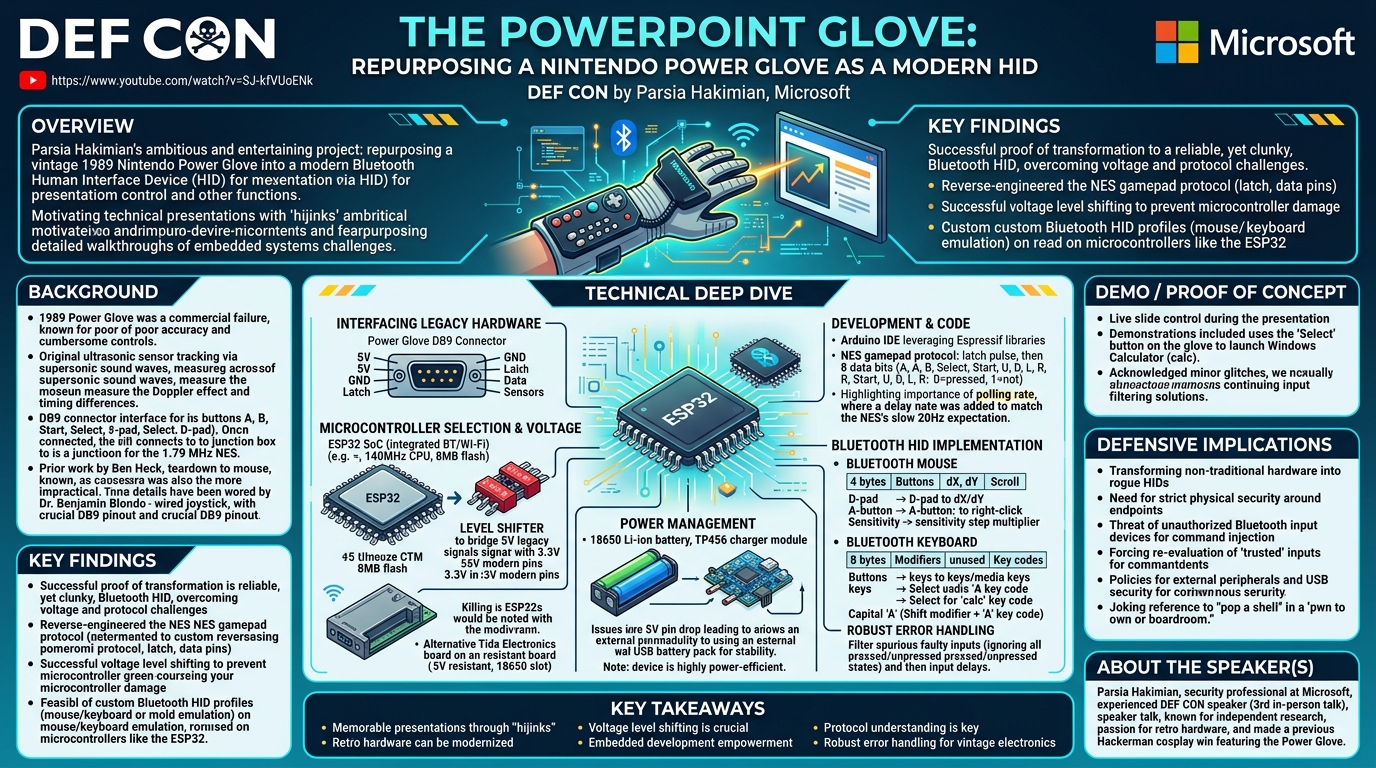 Visual summary for The PowerPoint Glove by Parsia Hakimian