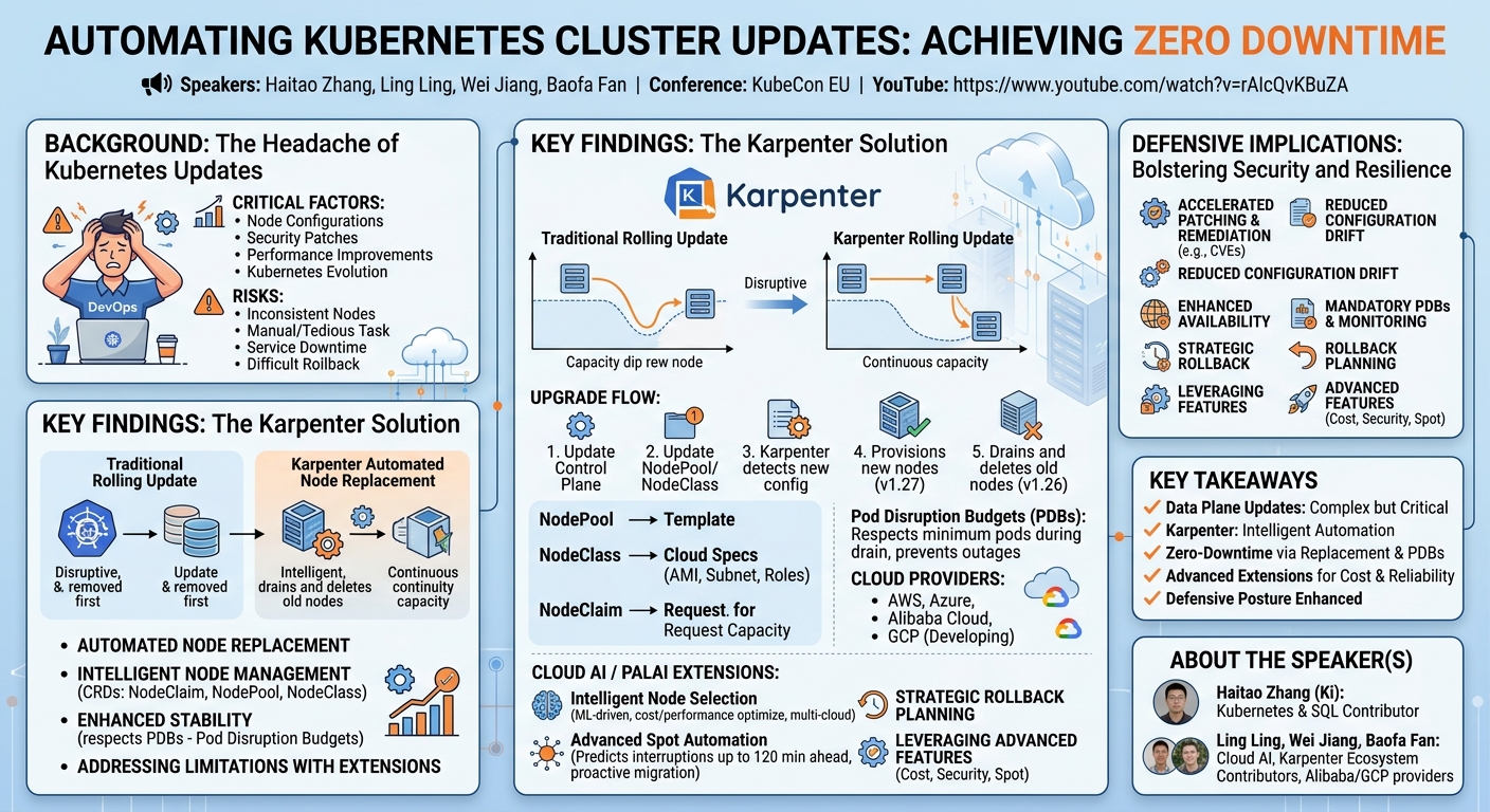 Visual summary for Automating Kubernetes Cluster Updates: Achieving Z... Haitao Zhang, Ling Ling, Wei Jiang & Baofa Fan by Haitao Zhang, Ling Ling, Wei Jiang, Baofa Fan